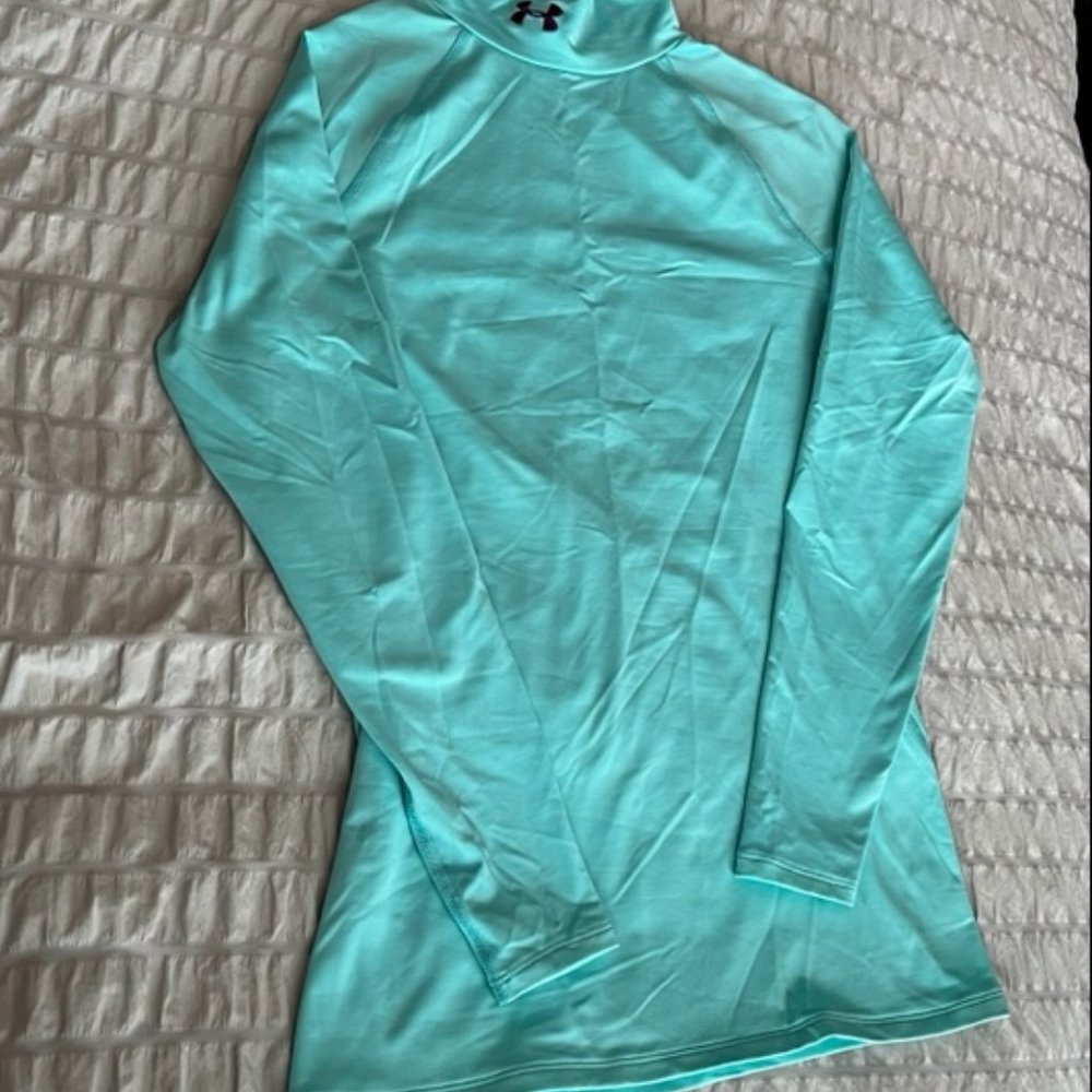 Teal - Under Armour Cold Gear Baselayer - Size M